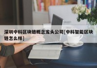 深圳中科区块链概念龙头公司[中科智能区块链怎么样]